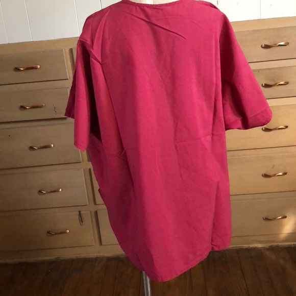 Medical Field Scrub Non Stretch V-Neck Top - Picture 3 of 3